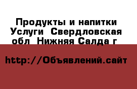 Продукты и напитки Услуги. Свердловская обл.,Нижняя Салда г.